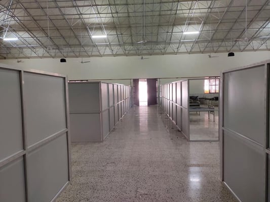 Isolation setup at Samakushi Center. Photo Source: ANMF