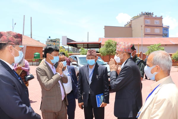 Visit by Kathmandu Mayor Shakya and his team